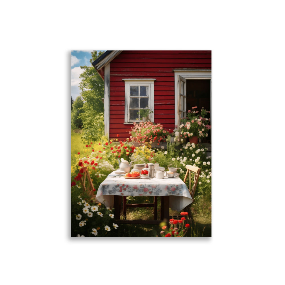 Swedish farmhouse poster - Posters - EMELART