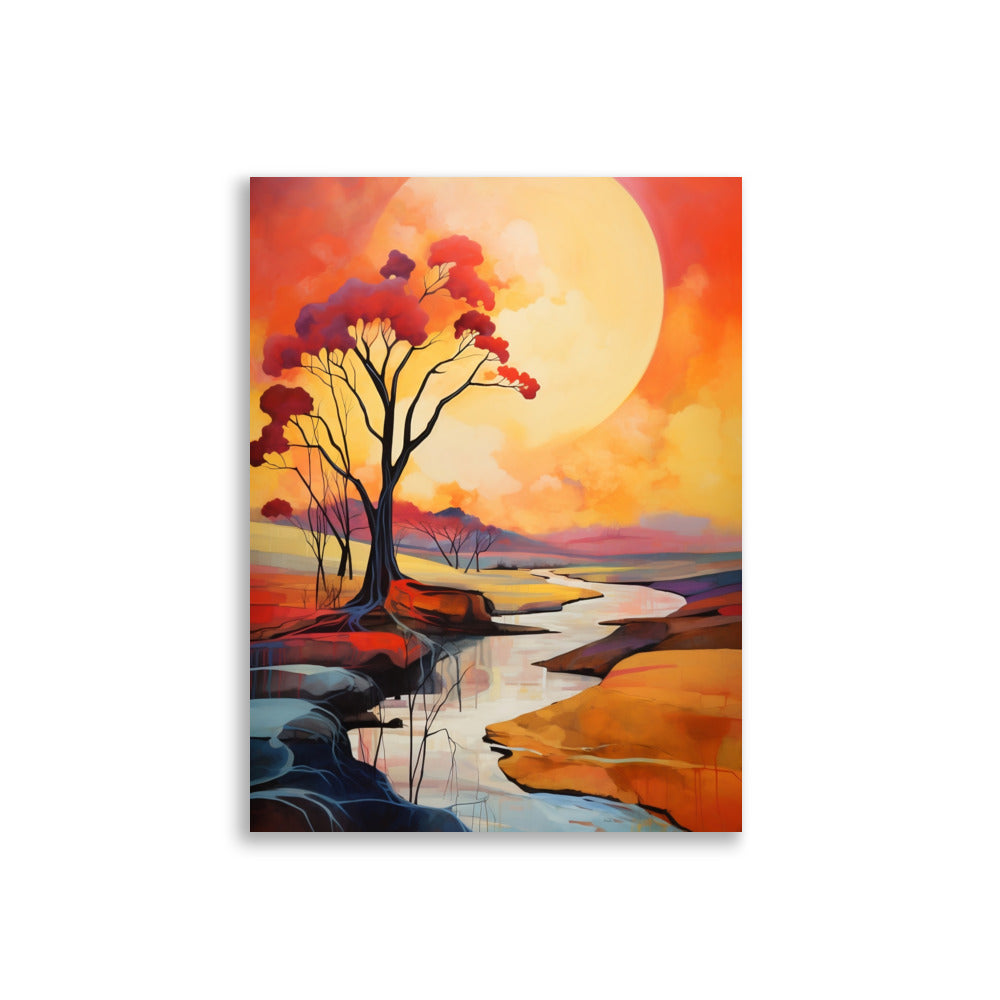 Abstract landscape poster - Posters - EMELART