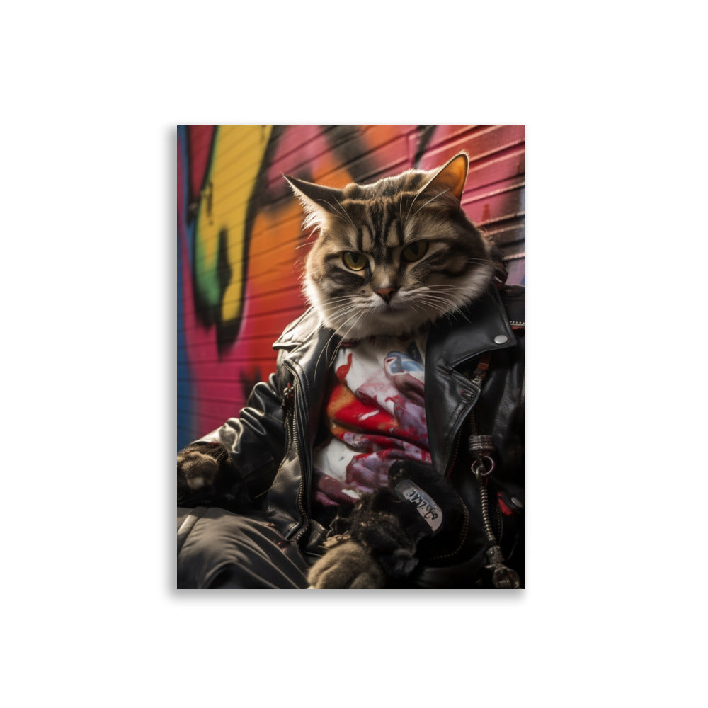 Rebellious Cat poster - Posters - EMELART