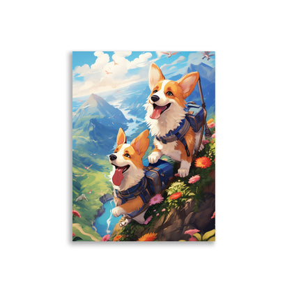 Adventure Corgis poster - Posters - EMELART