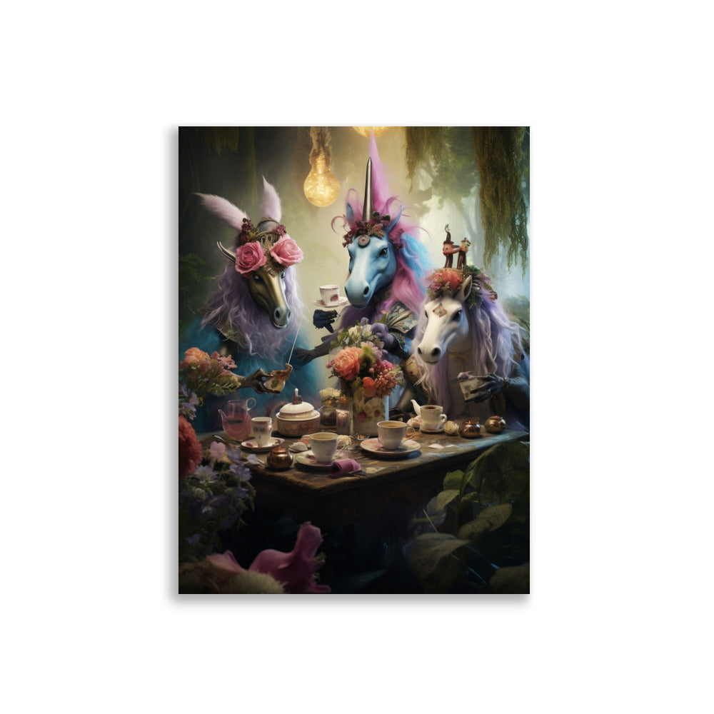 Fantasy Tea Party poster - Posters - EMELART