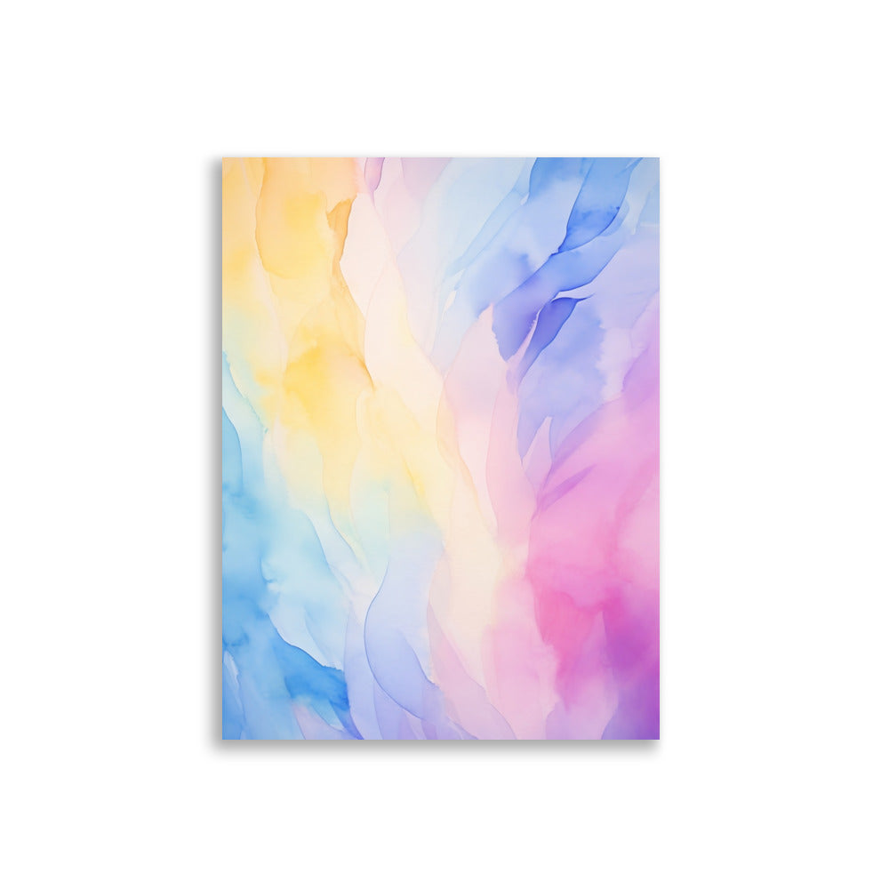 Watercolor brush strokes poster - Posters - EMELART