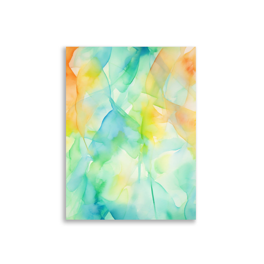 Watercolor brush strokes poster - Posters - EMELART