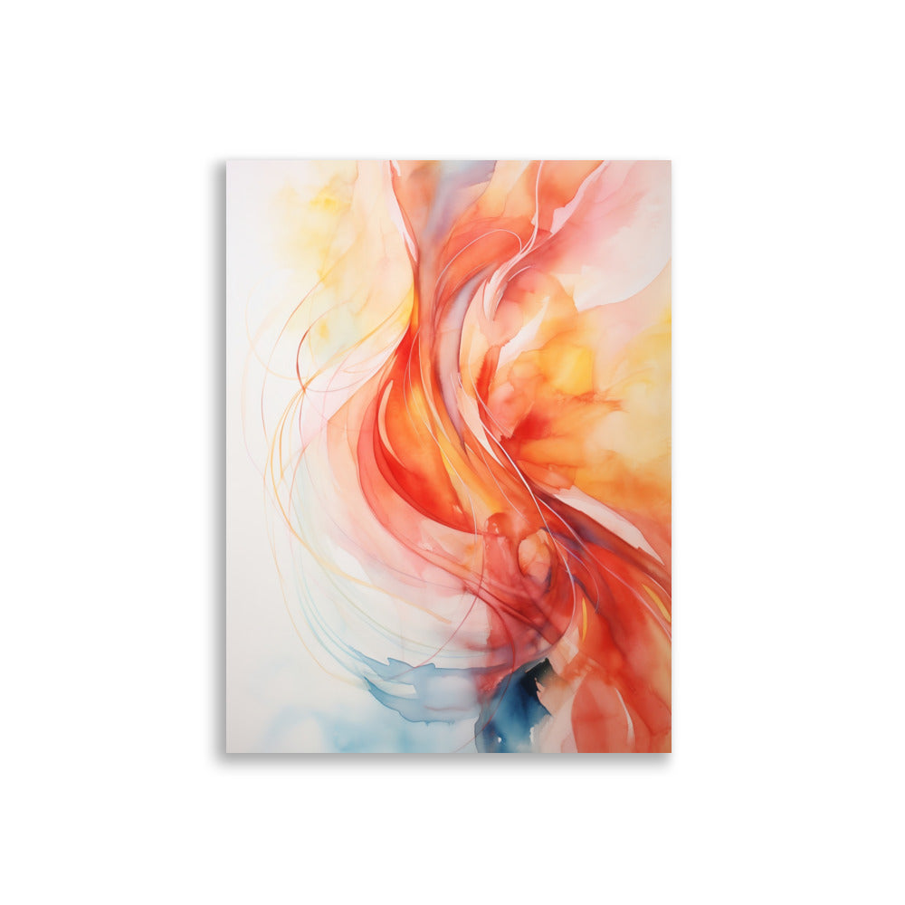 Watercolor flow poster - Posters - EMELART