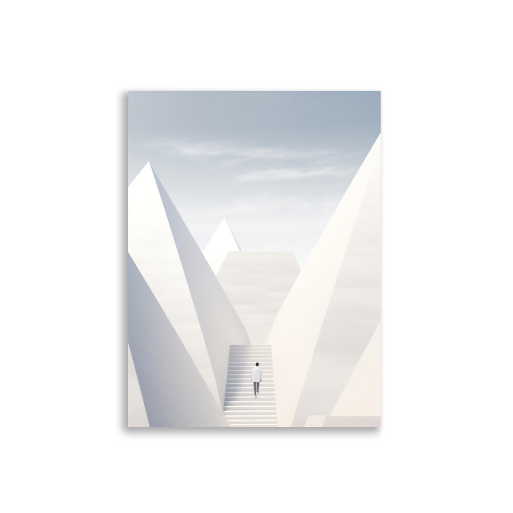 Pyramids minimalistic poster - Posters - EMELART