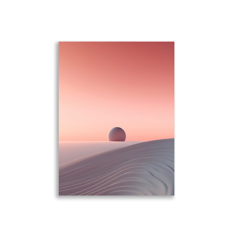 Soft lines with ball poster - Posters - EMELART