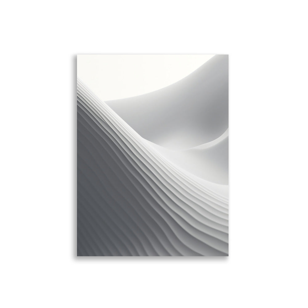 Soft gray lines poster - Posters - EMELART