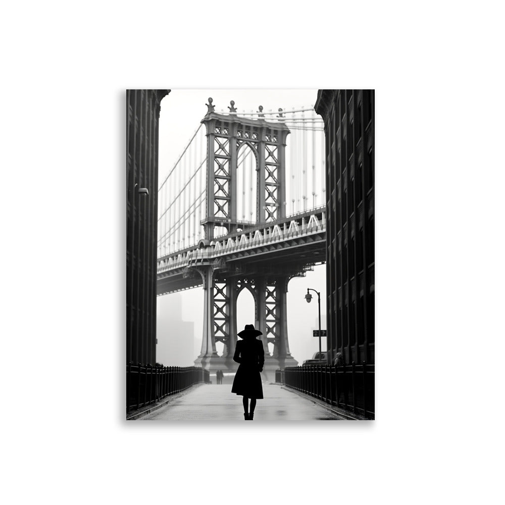 Manhattan bridge poster - Posters - EMELART