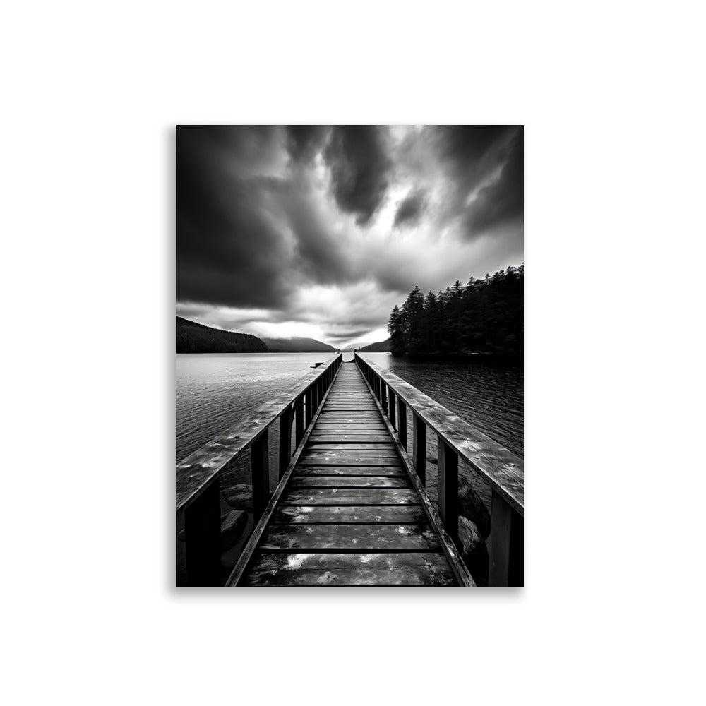 Wooden pier poster - Posters - EMELART