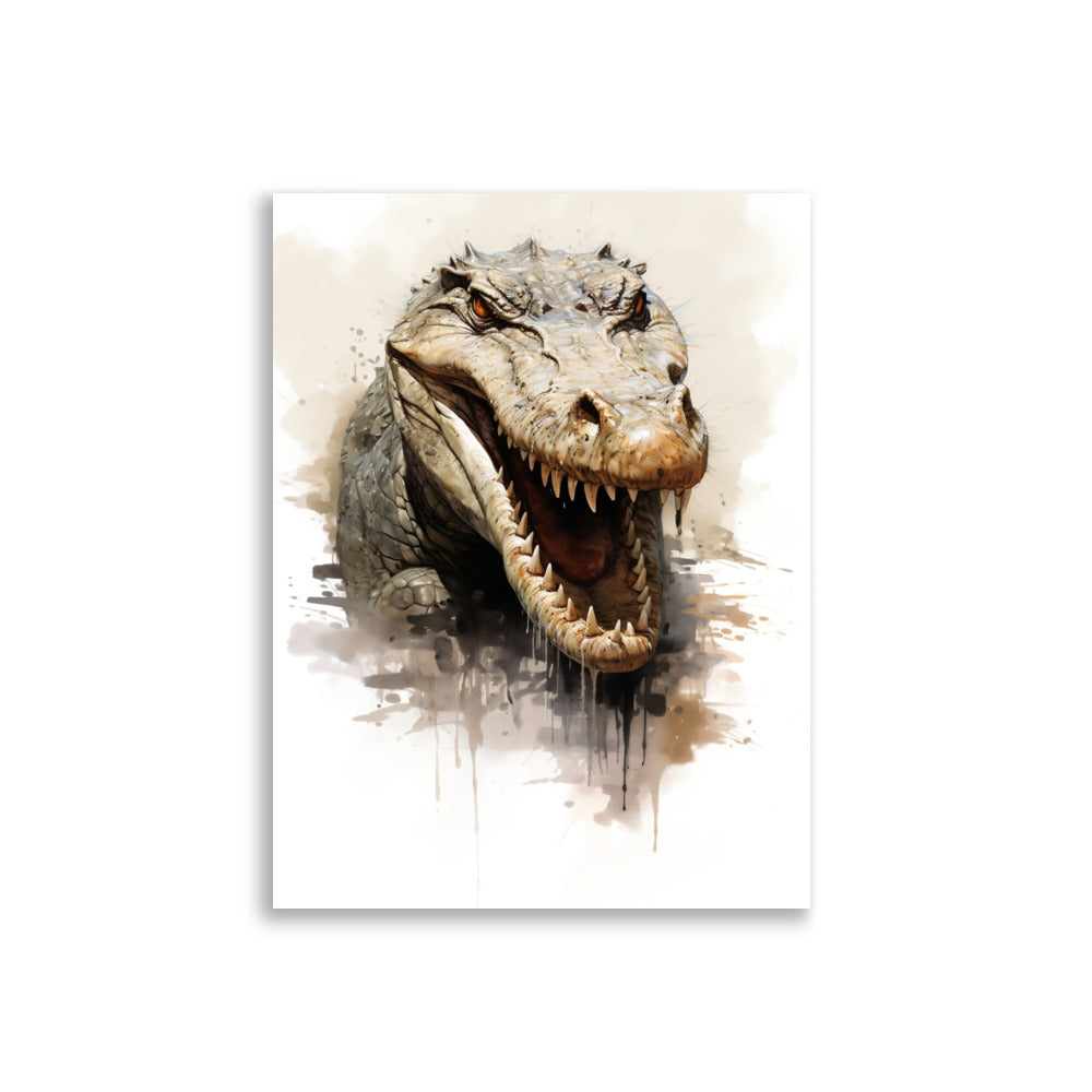 Crocodile poster - Posters - EMELART