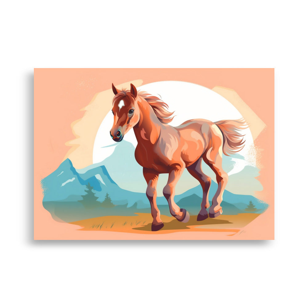 Baby horse poster - Posters - EMELART