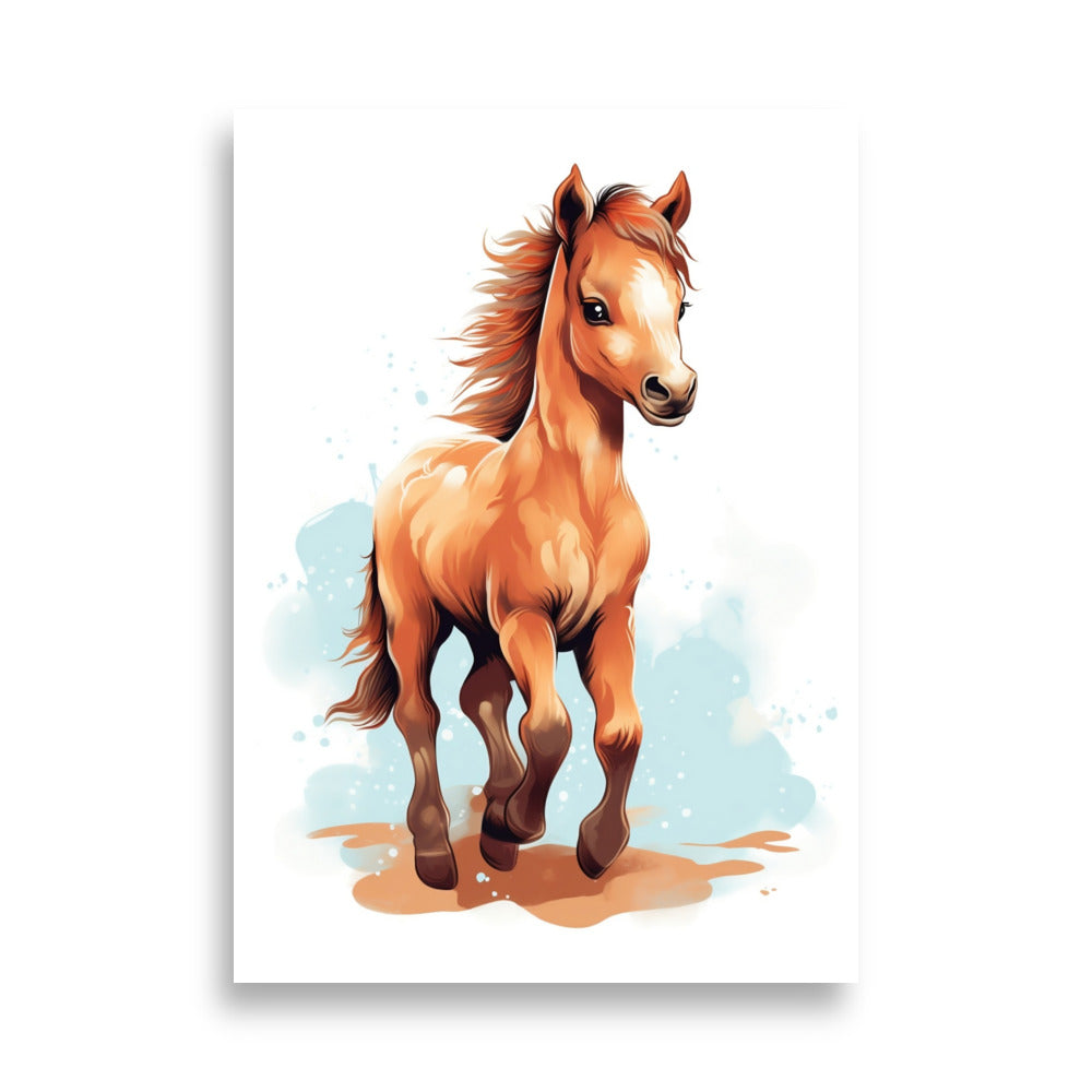 Baby horse poster - Posters - EMELART