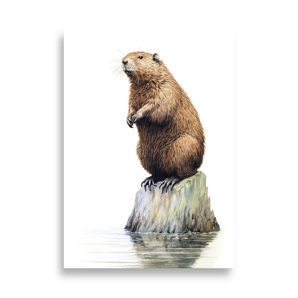 Beaver poster - Posters - EMELART