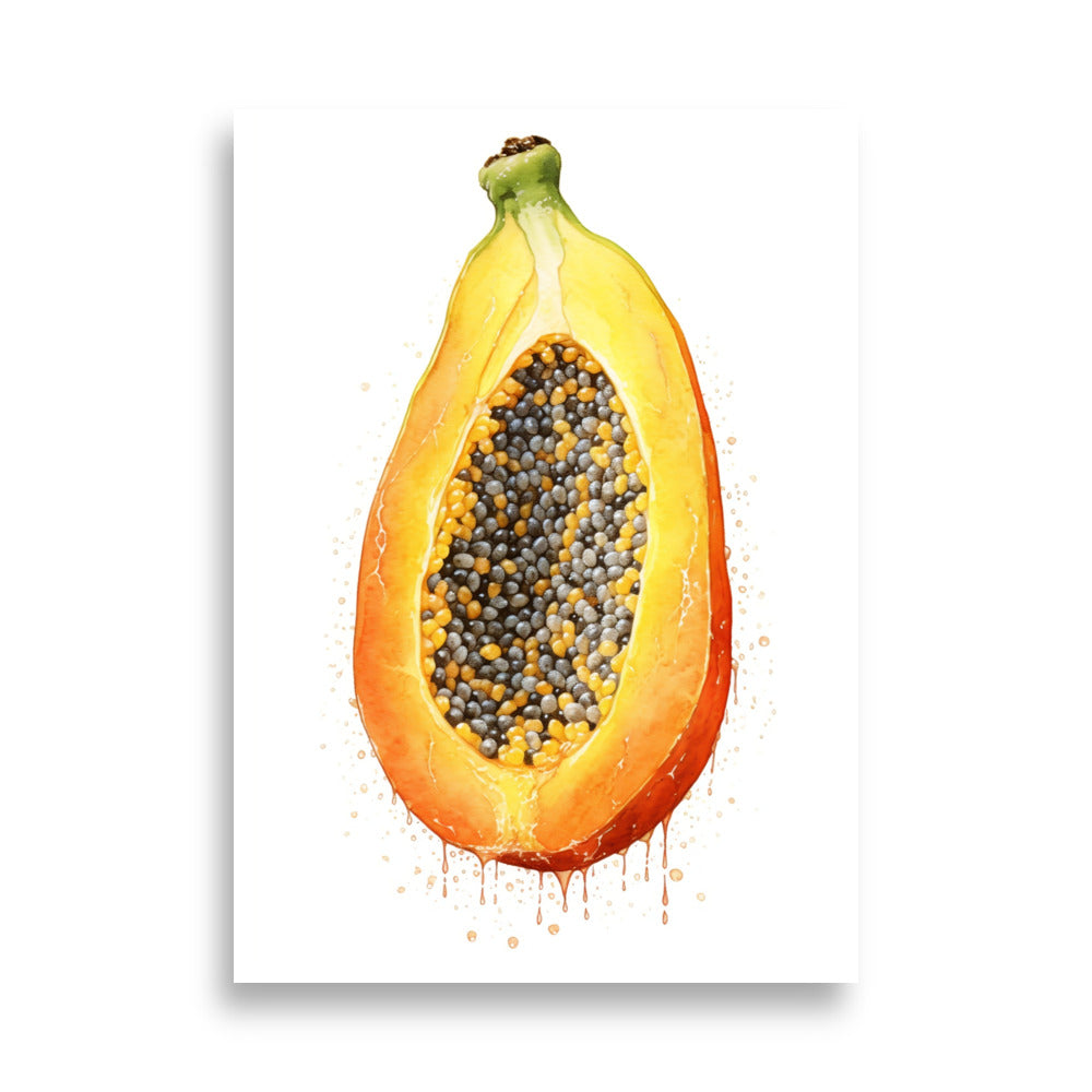 Papaya poster - Posters - EMELART