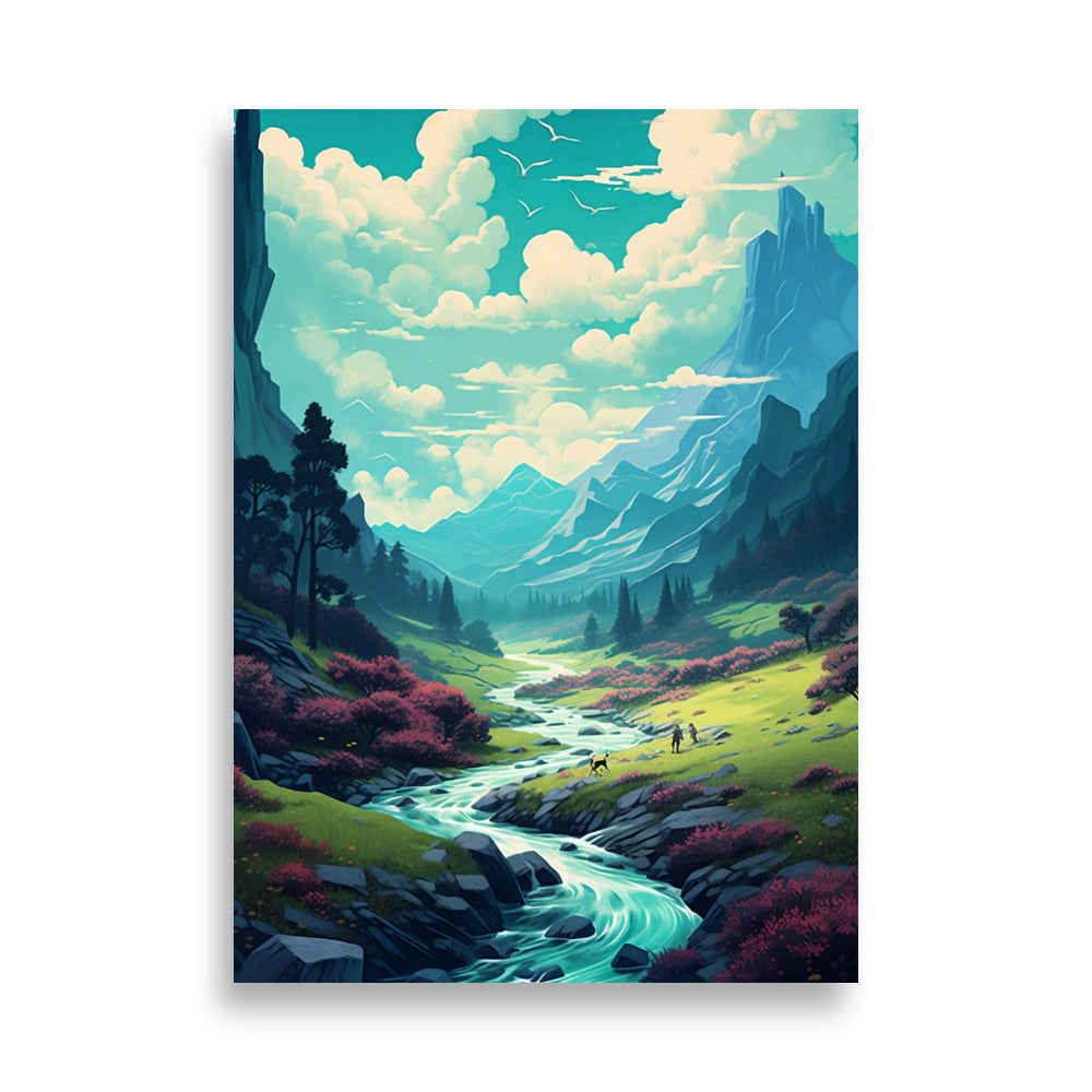 Majestic landscape poster - Posters - EMELART