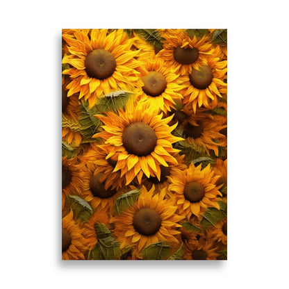 Sunflower field poster - Posters - EMELART