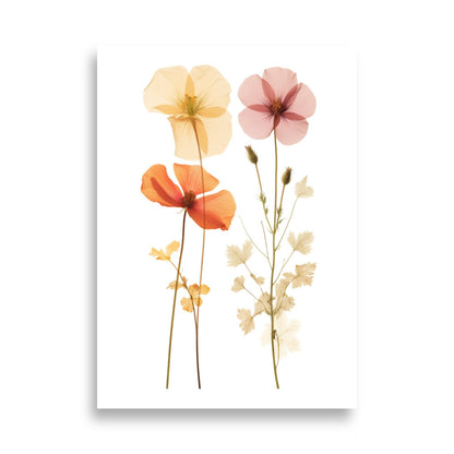 Pressed flowers poster - Posters - EMELART