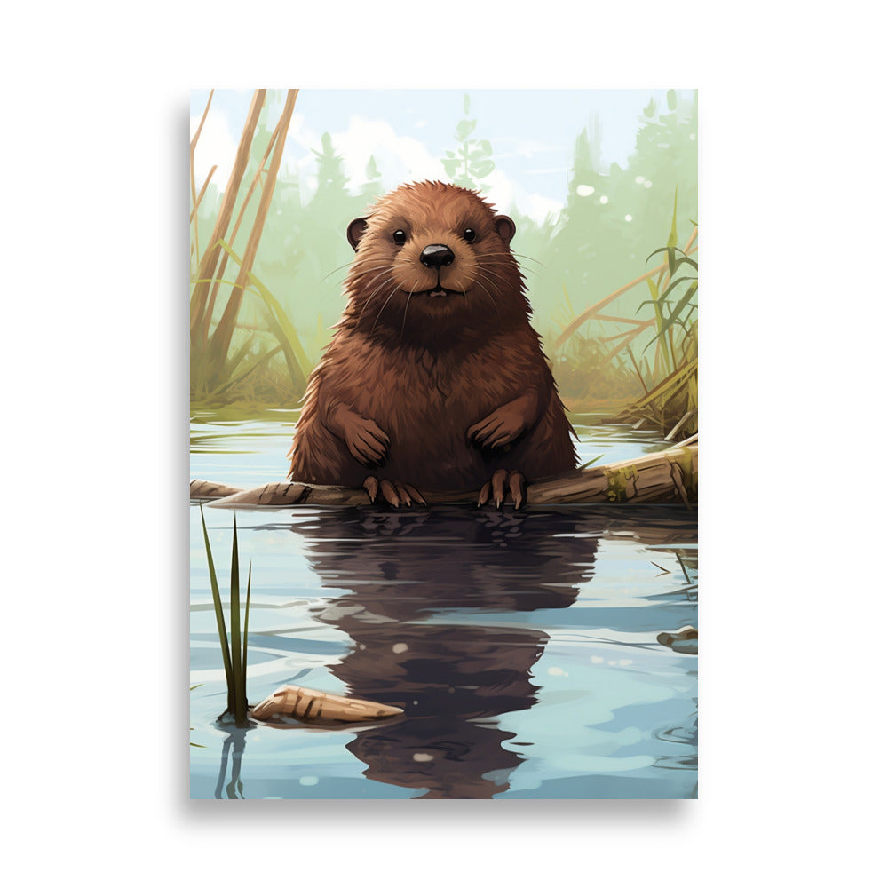 Beaver poster - Posters - EMELART