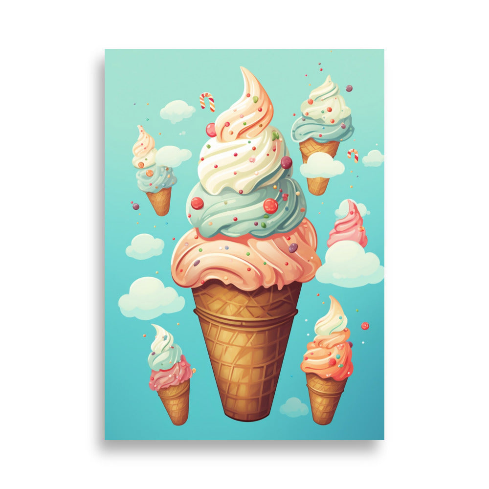Ice cream poster - Posters - EMELART