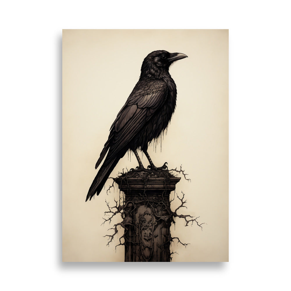 Crow poster - Posters - EMELART