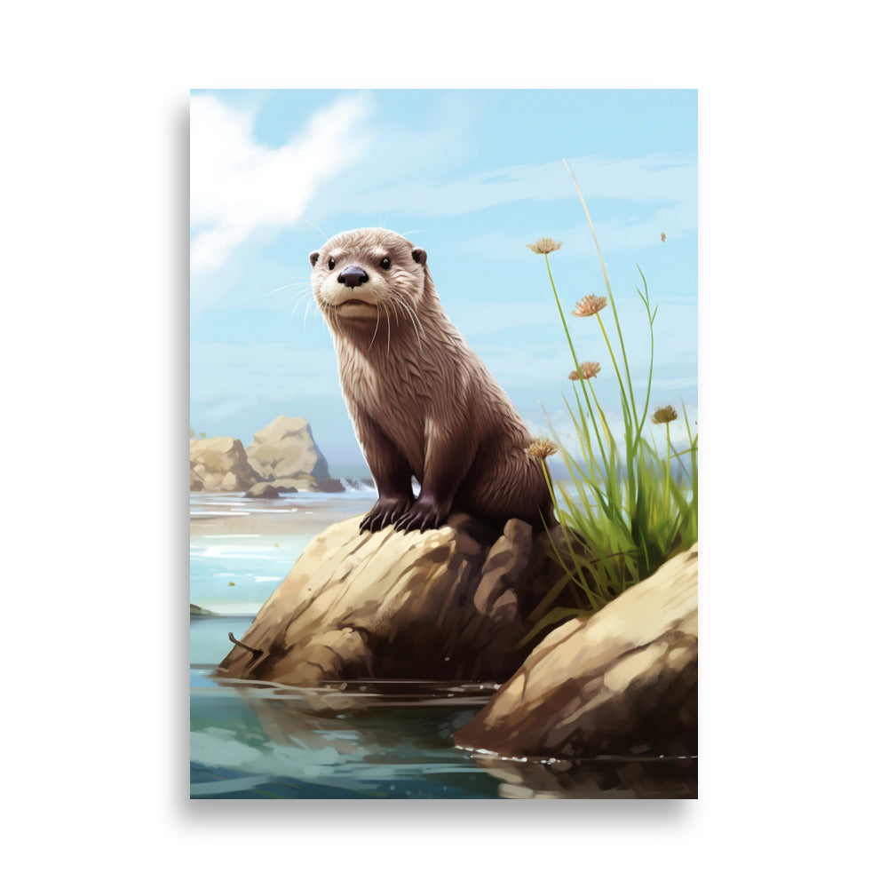 Otter poster - Posters - EMELART