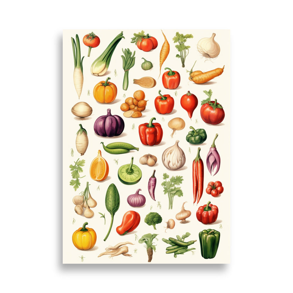 Vegetables poster - Posters - EMELART