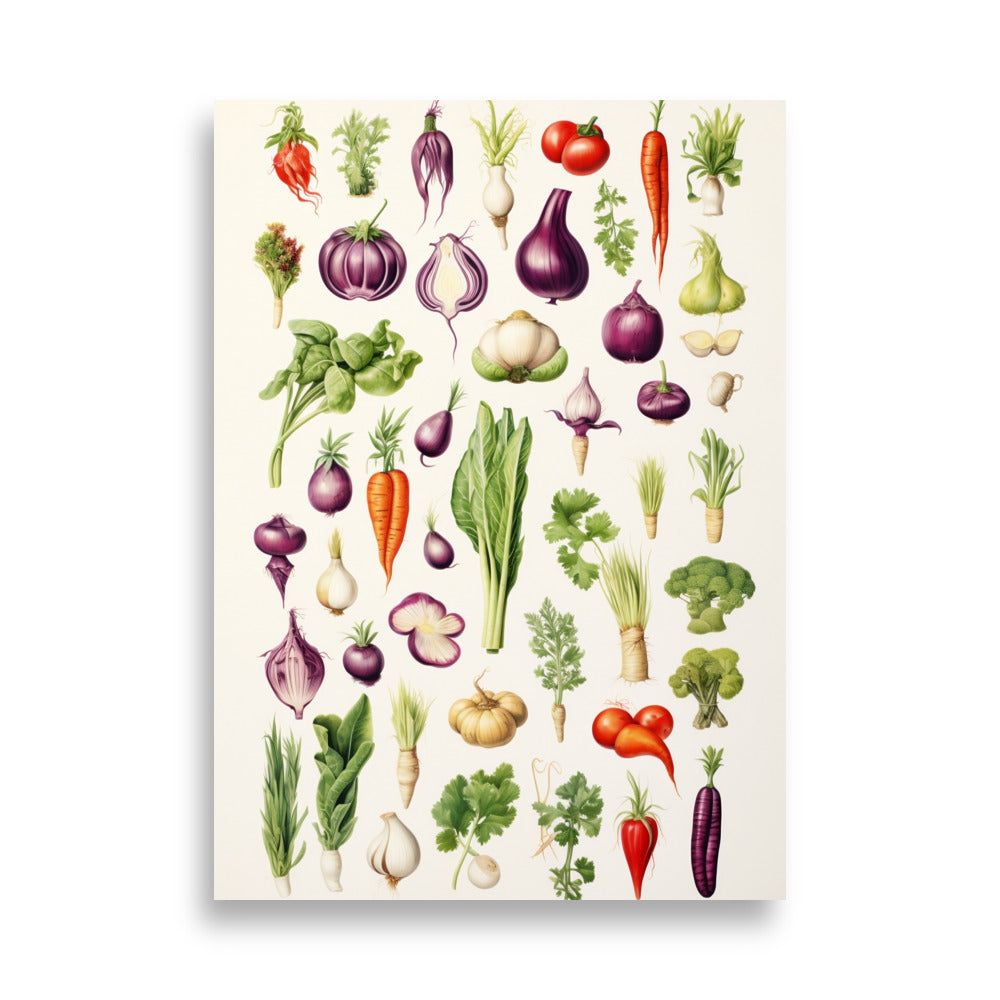 Vegetables poster - Posters - EMELART