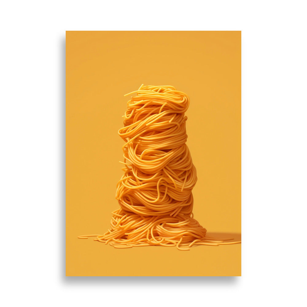 Pile of pasta poster - Posters - EMELART