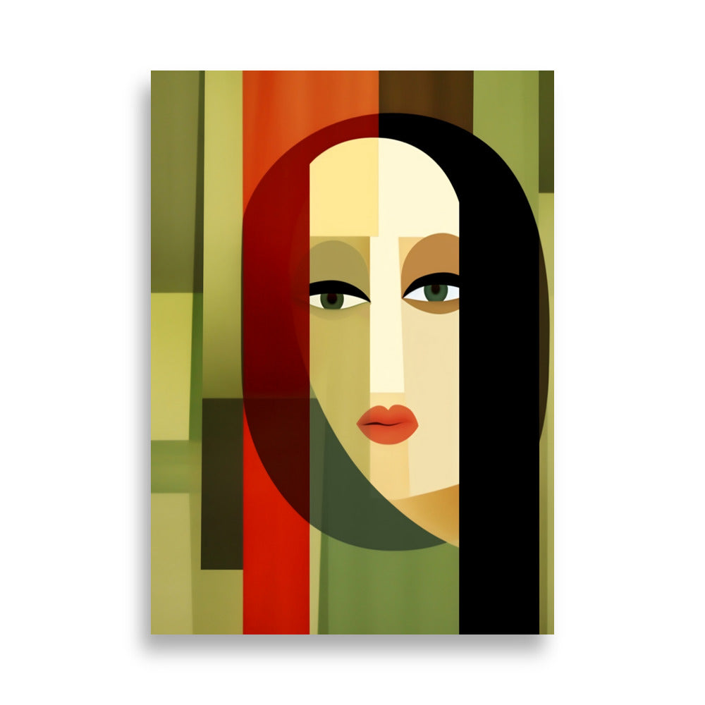 Cubism woman poster - Posters - EMELART