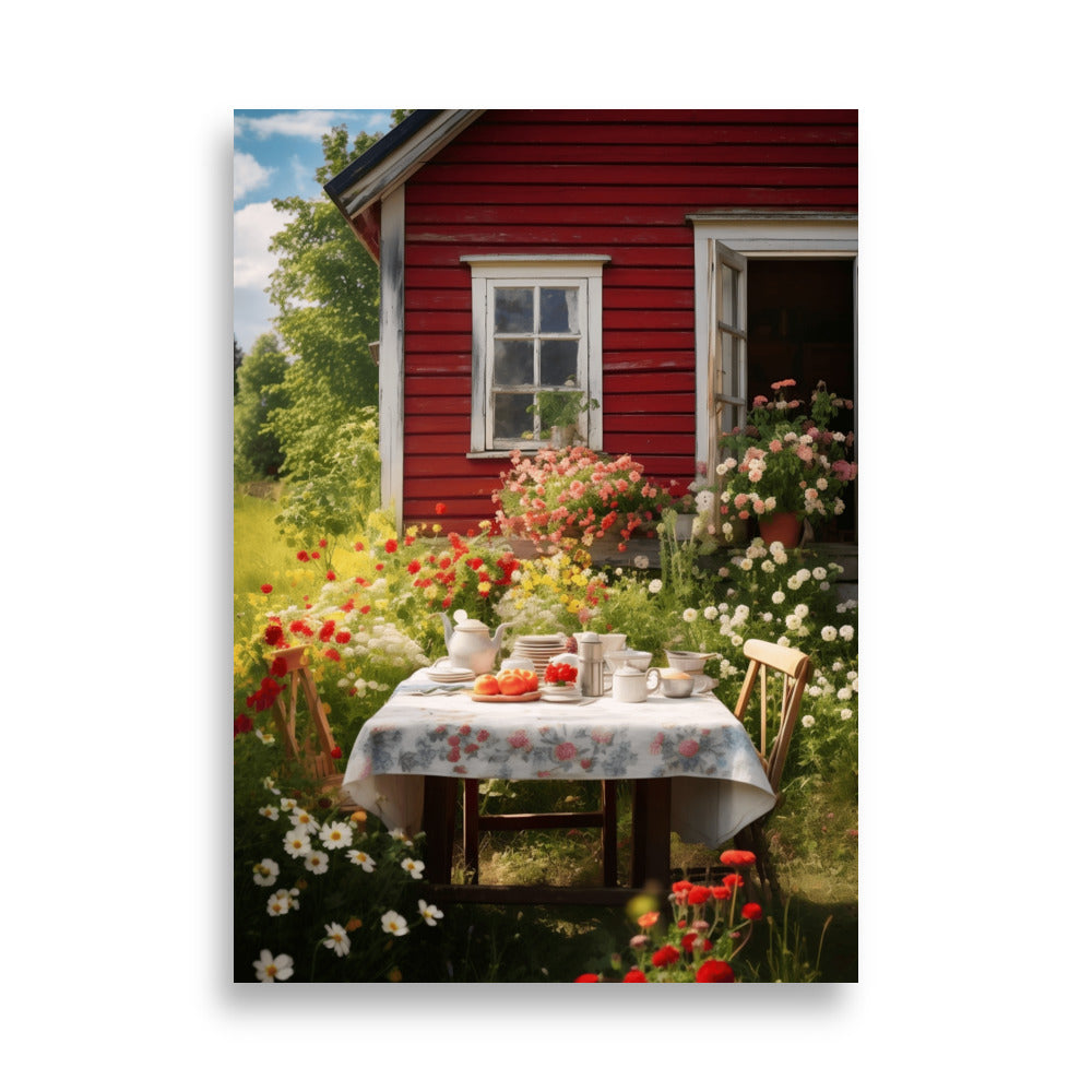 Swedish farmhouse poster - Posters - EMELART