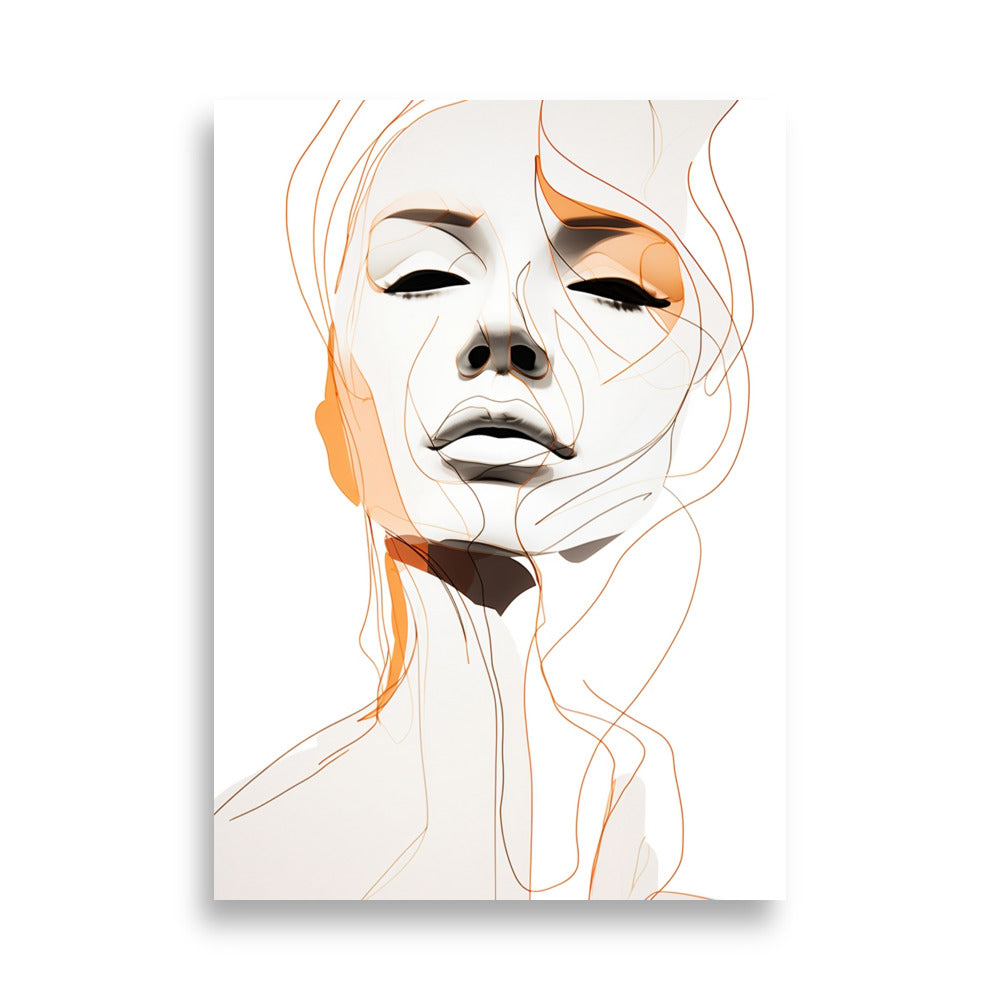 Woman lines poster - Posters - EMELART