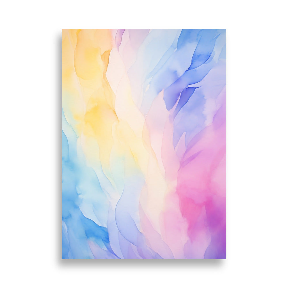 Watercolor brush strokes poster - Posters - EMELART