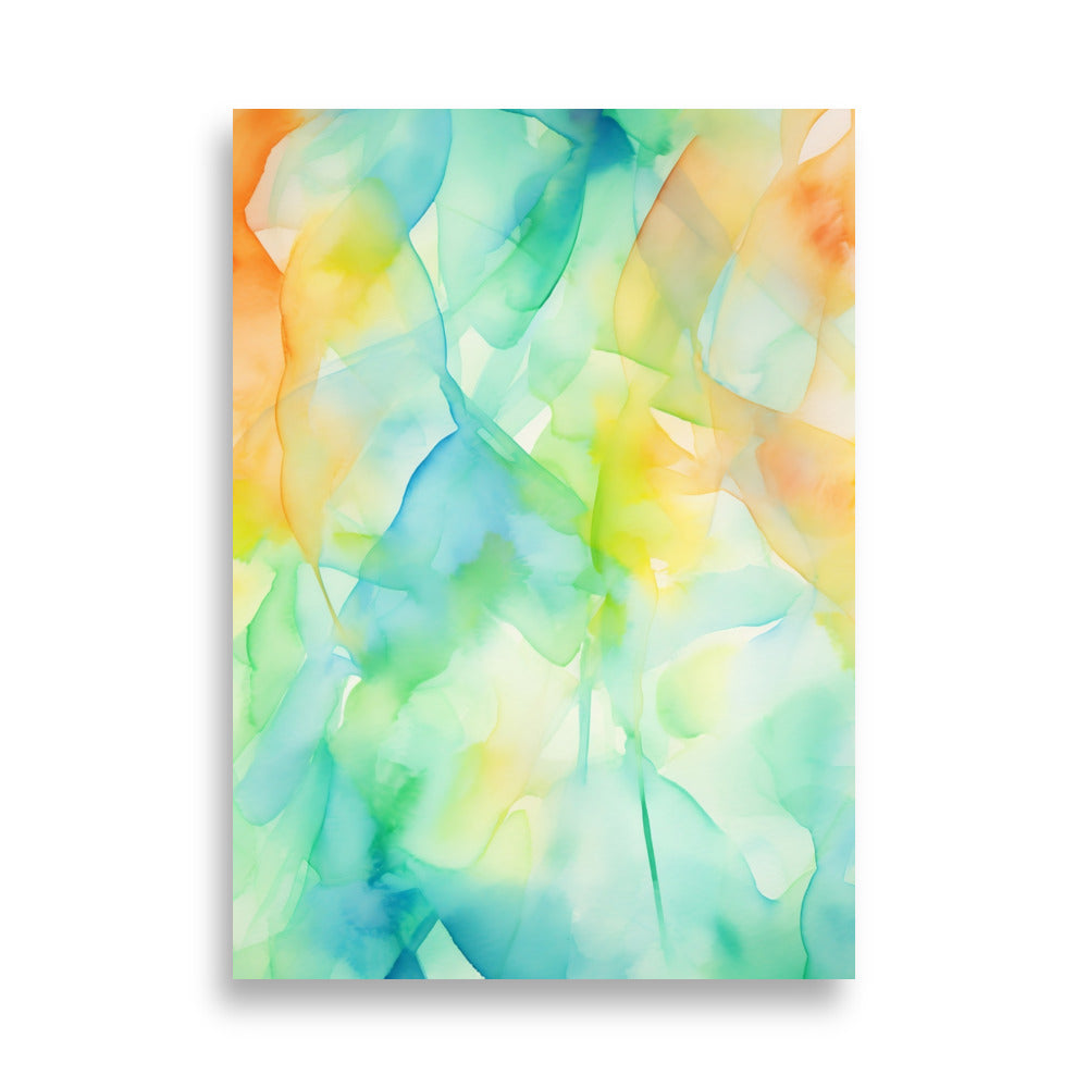 Watercolor brush strokes poster - Posters - EMELART