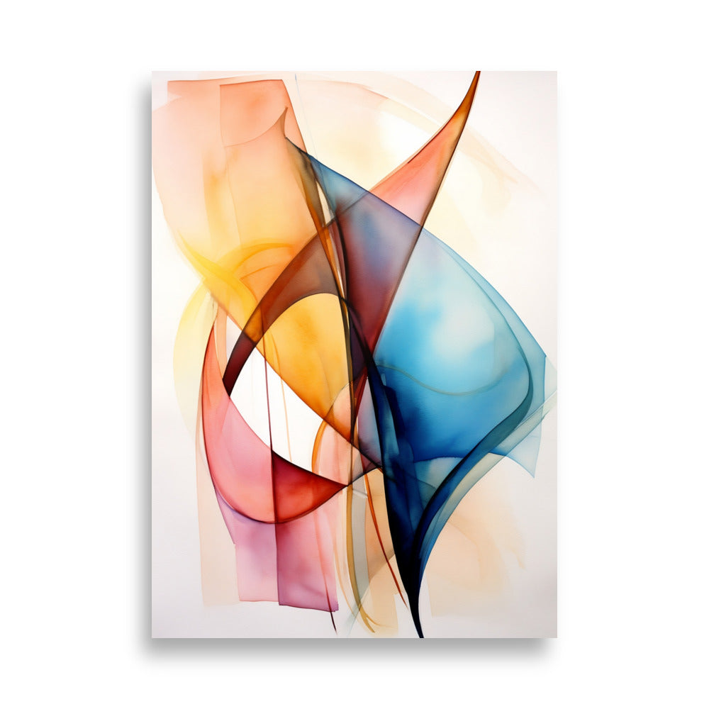 Watercolor strokes poster - Posters - EMELART