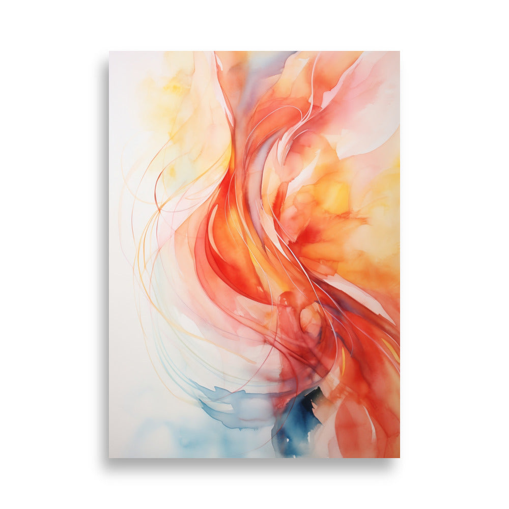 Watercolor flow poster - Posters - EMELART