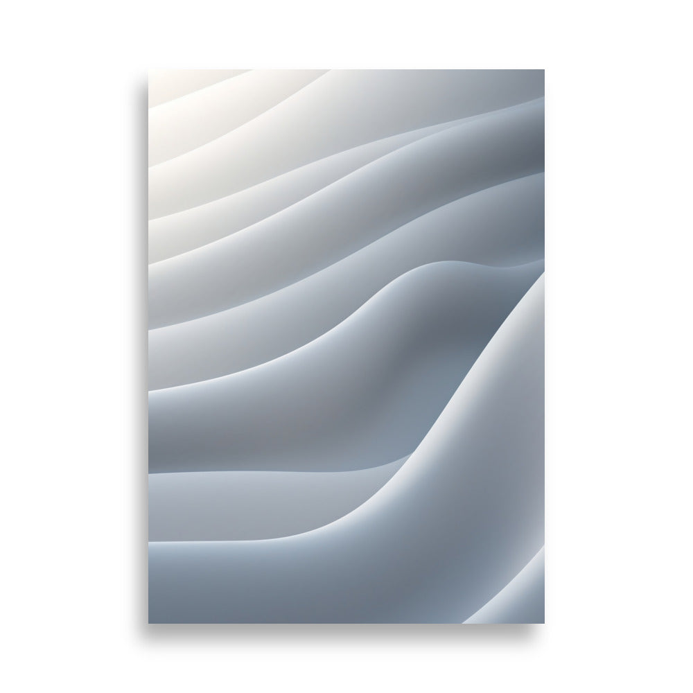 Soft gray lines poster - Posters - EMELART