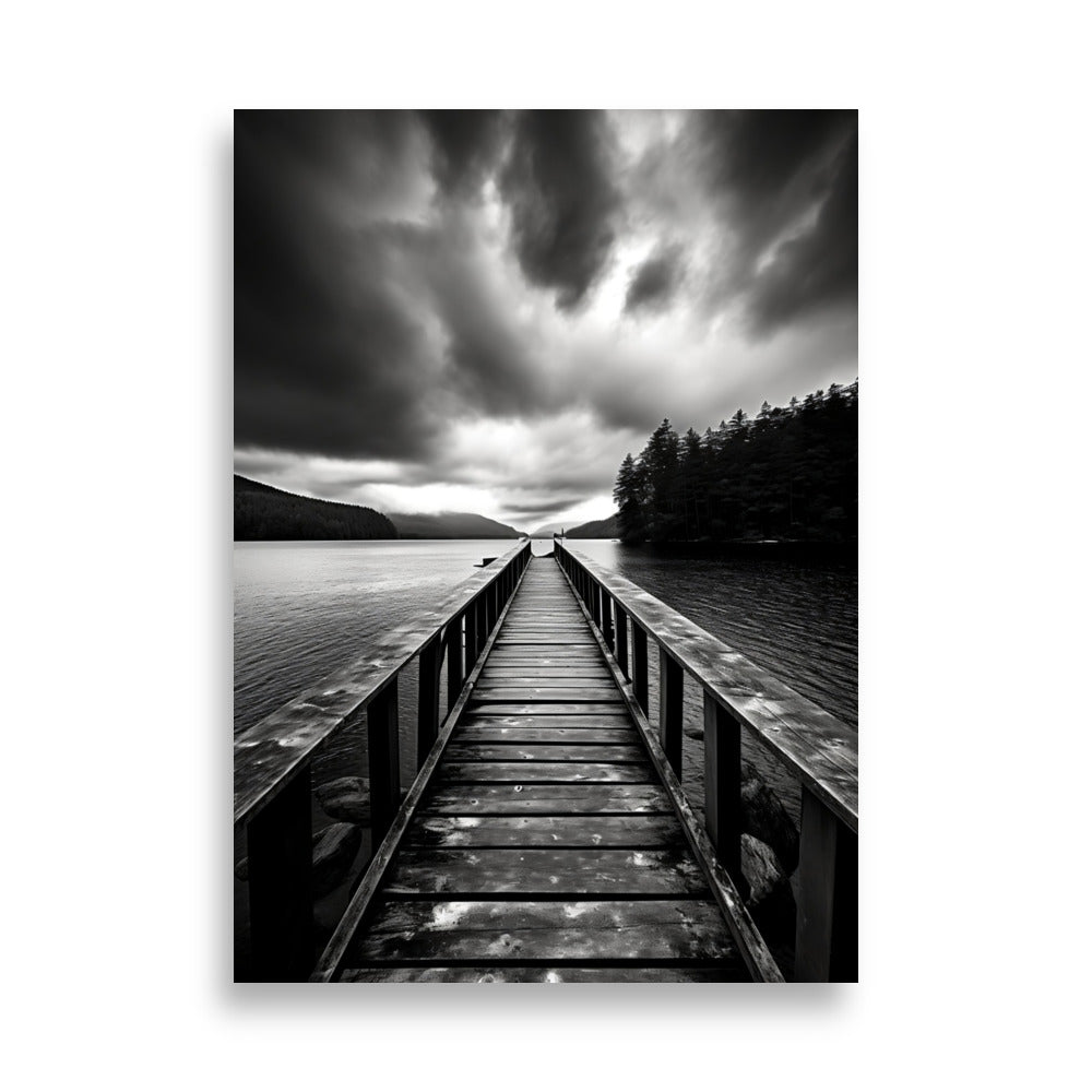 Wooden pier poster - Posters - EMELART