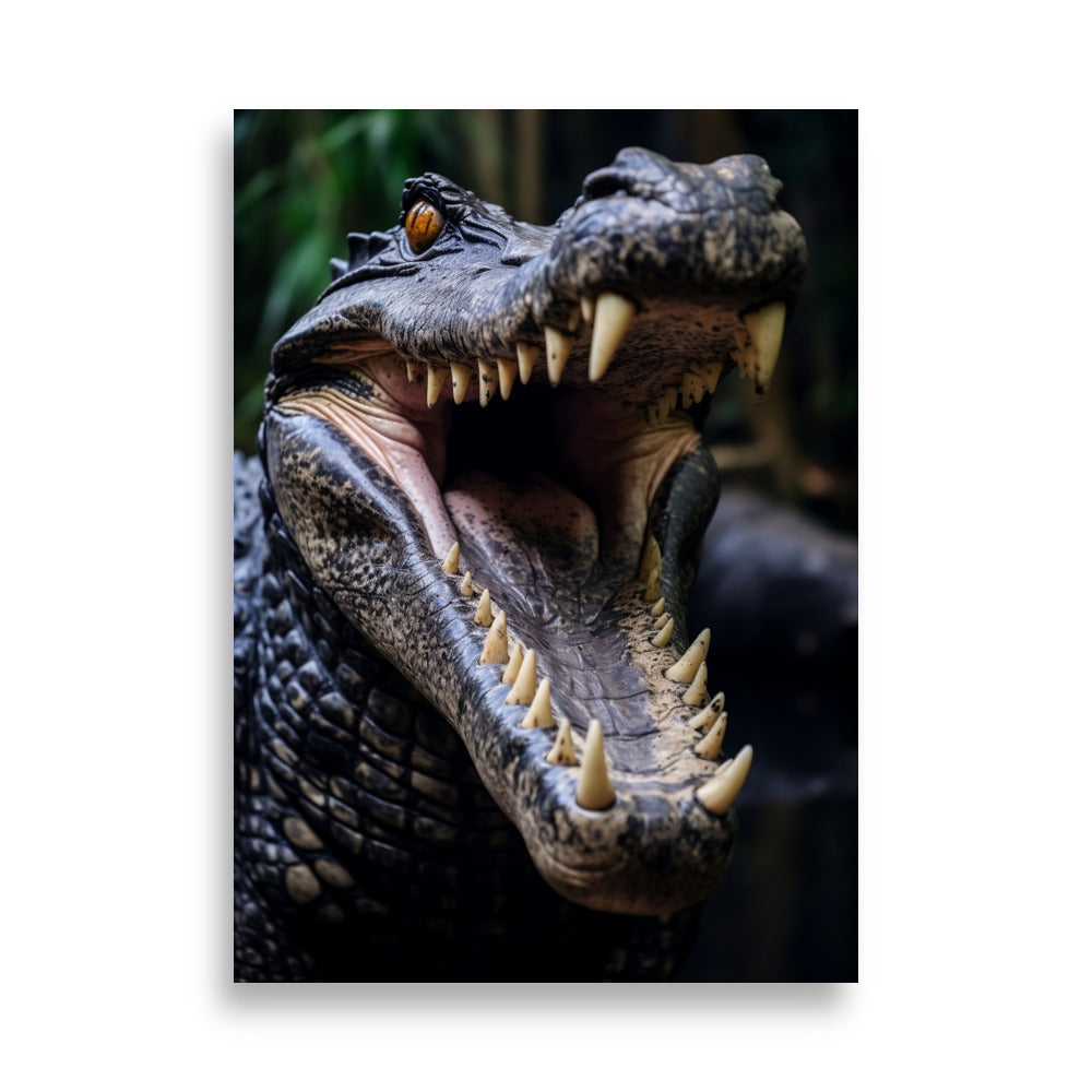 Crocodile poster - Posters - EMELART