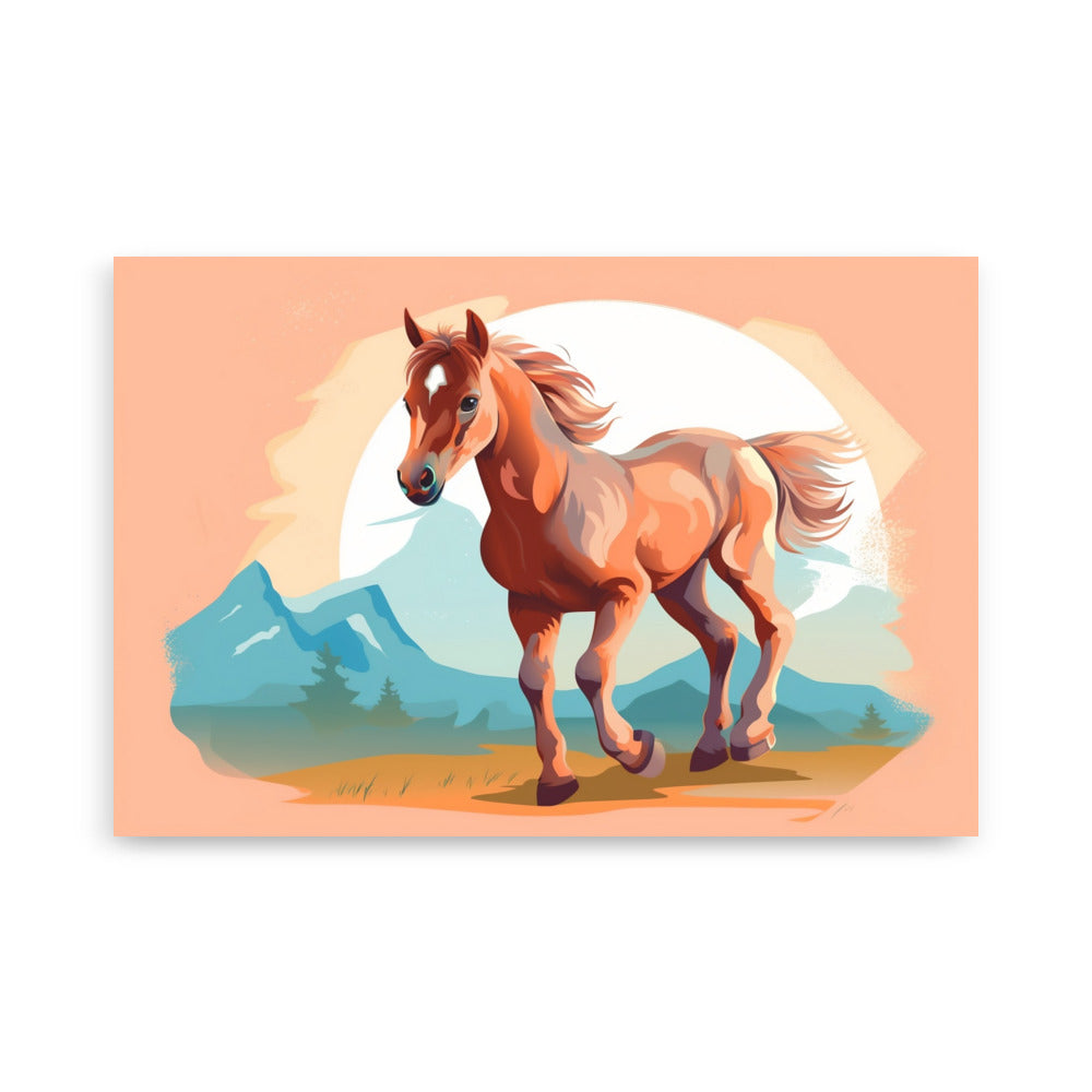 Baby horse poster - Posters - EMELART