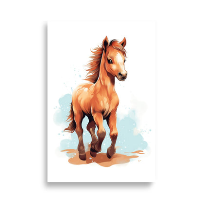 Baby horse poster - Posters - EMELART