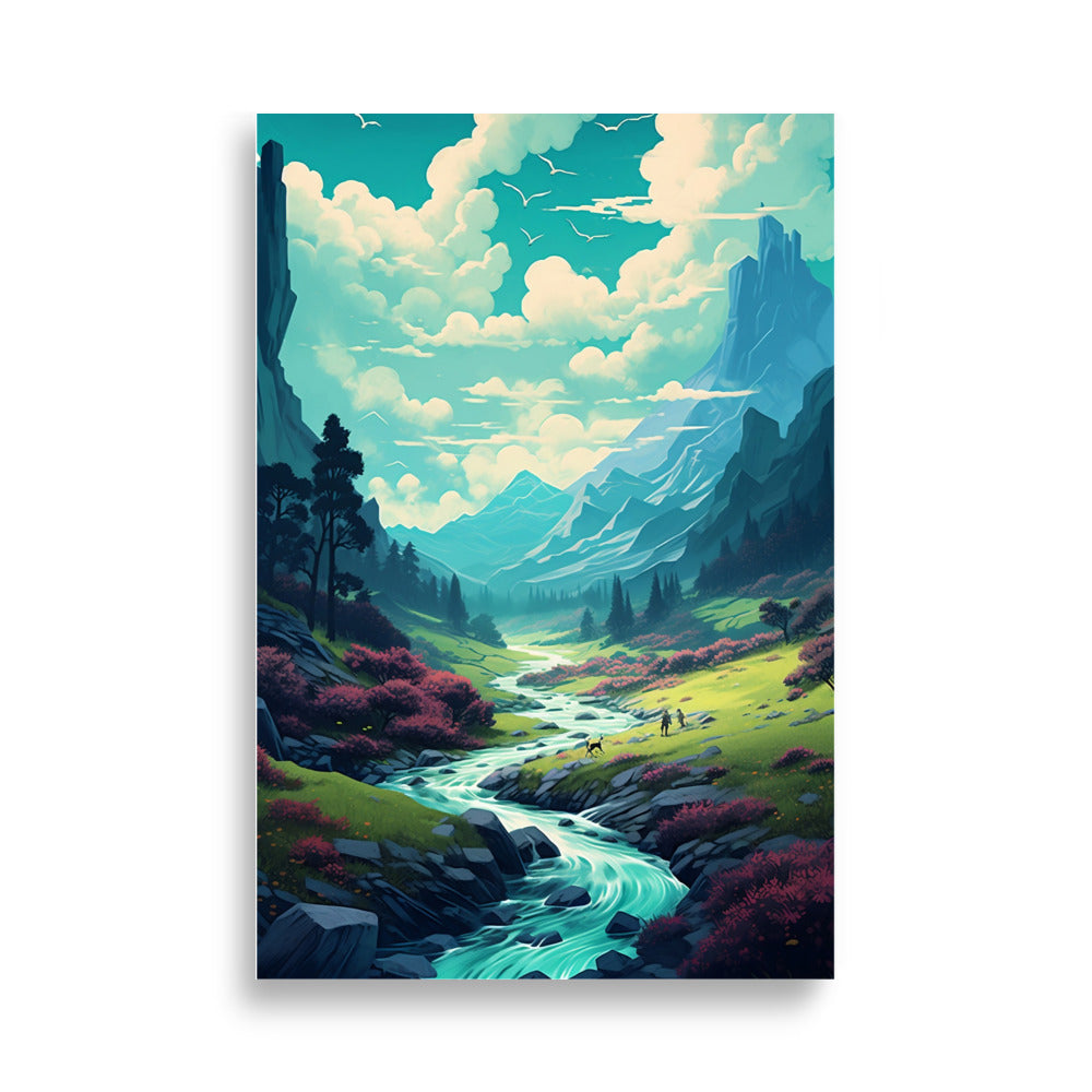 Majestic landscape poster - Posters - EMELART