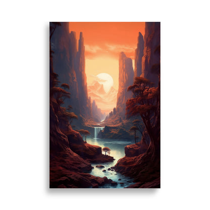 Majestic landscape poster - Posters - EMELART