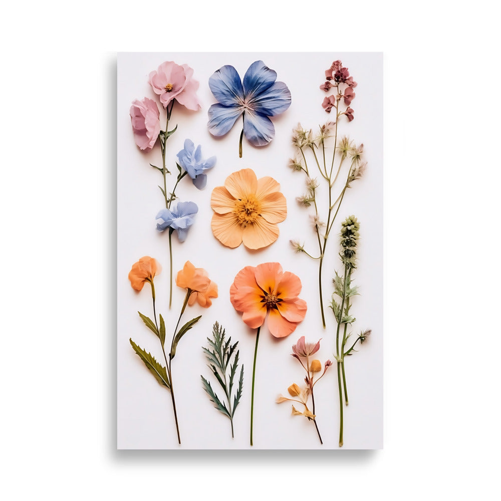 Pressed flowers poster - Posters - EMELART