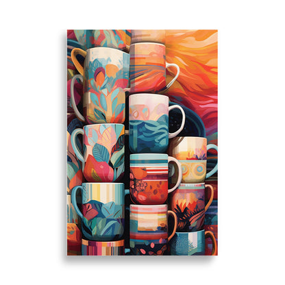 Coffee mugs poster - Posters - EMELART