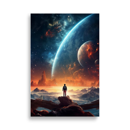 Space view poster - Posters - EMELART