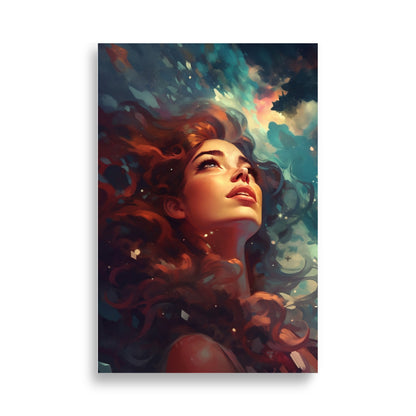 Dreaming girl poster - Posters - EMELART