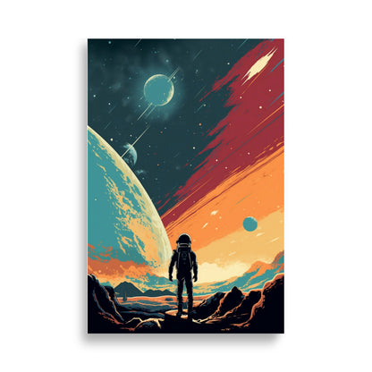 Space illustration poster - Posters - EMELART