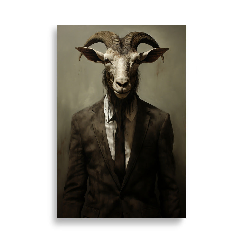 Goat man poster - Posters - EMELART