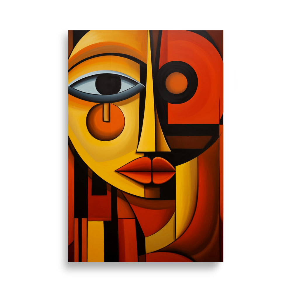 Orange lady poster - Posters - EMELART