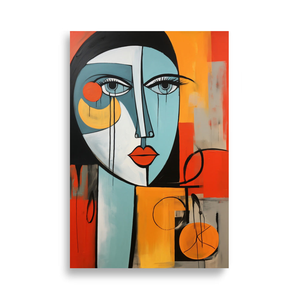 Orange lady poster - Posters - EMELART